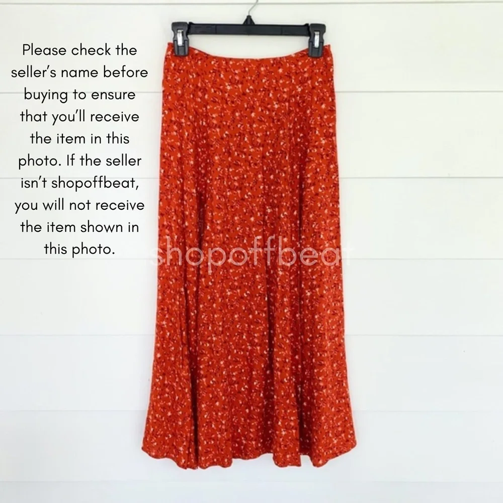 NEW Reformation Zoe Skirt Balsam 2